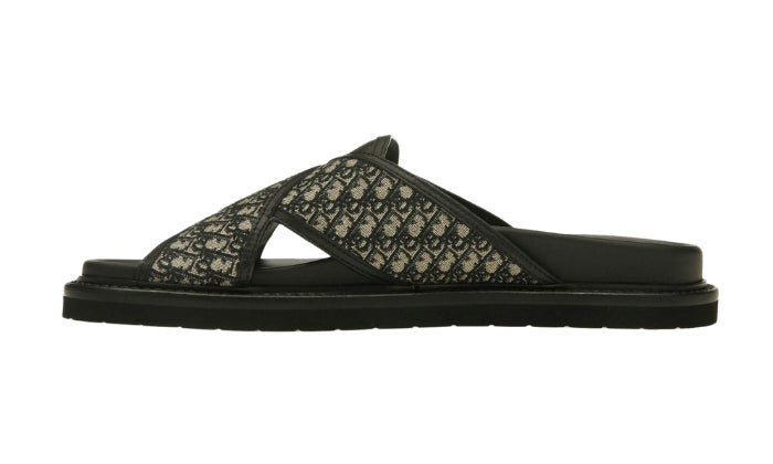 Sandali Aqua Oblique Blu Navy Nero