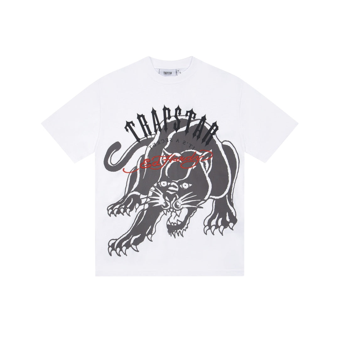 Panther Maglietta Bianco