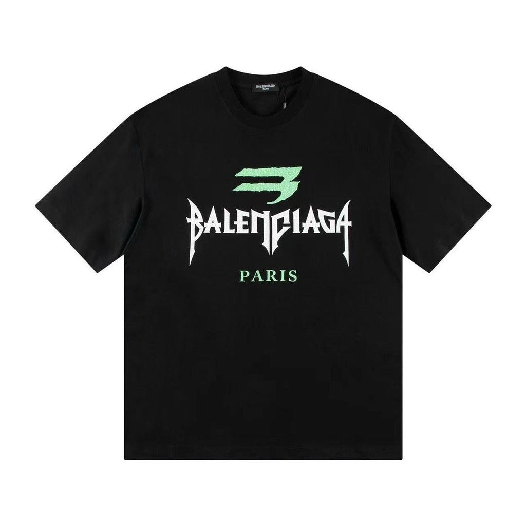 Balenciaga Paris green Shirt