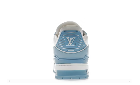 Louis Vuitton Trainer Low Wite Sky Blue