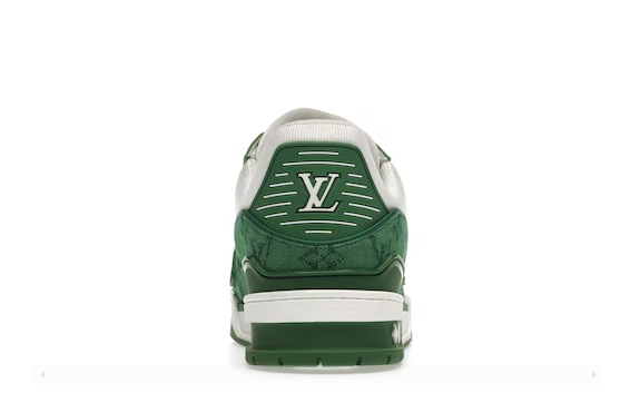 Louis VuittonTrainer Green Monogram Denim White