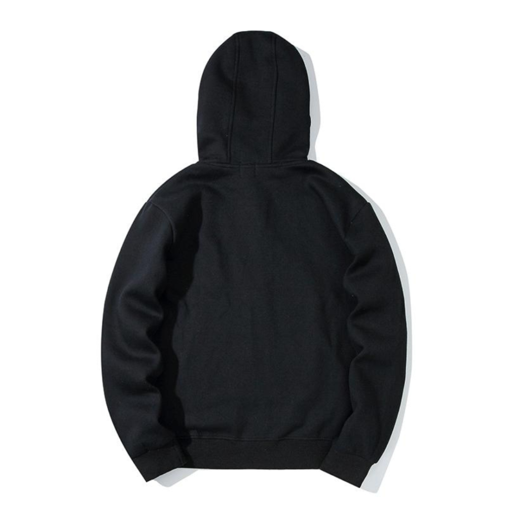 CP COMPANY ZIP HOODIE - BLACK