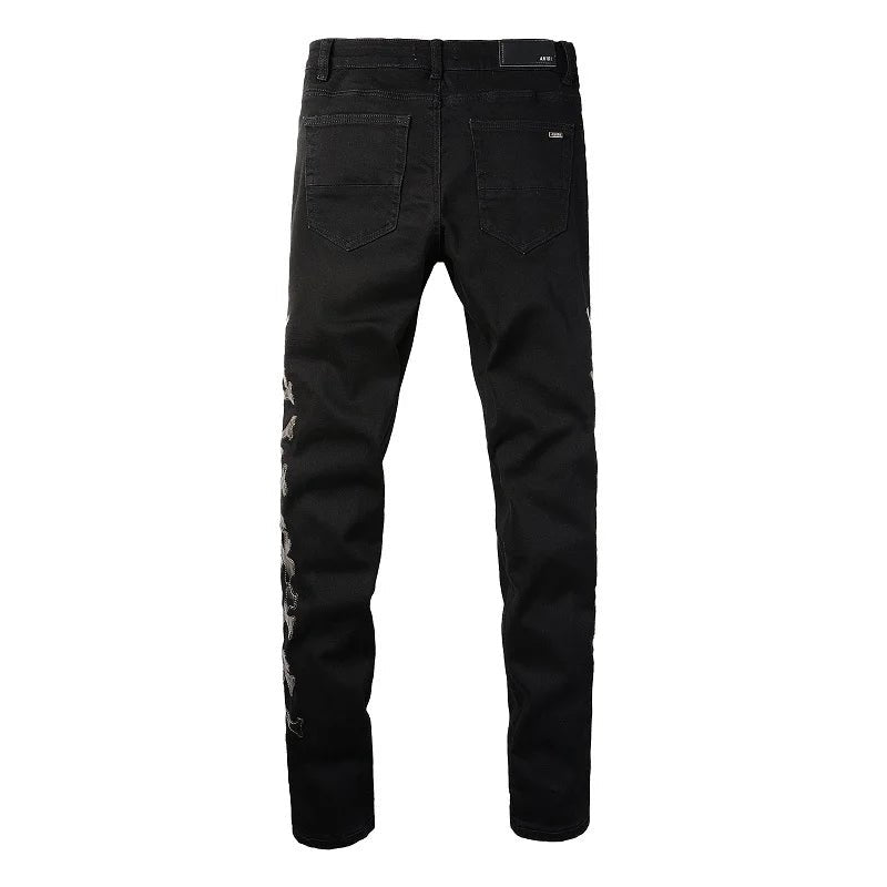 JEANS - AMIRI BLACK BONES