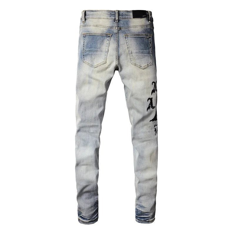 JEANS - AMIRI BLACK LOGO 2.0