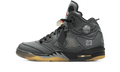 JORDAN 5 OFF WHITE BLACK