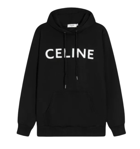 CELINE HOODIE - BLACK
