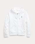 HOODIE ZIP POLO - WHITE