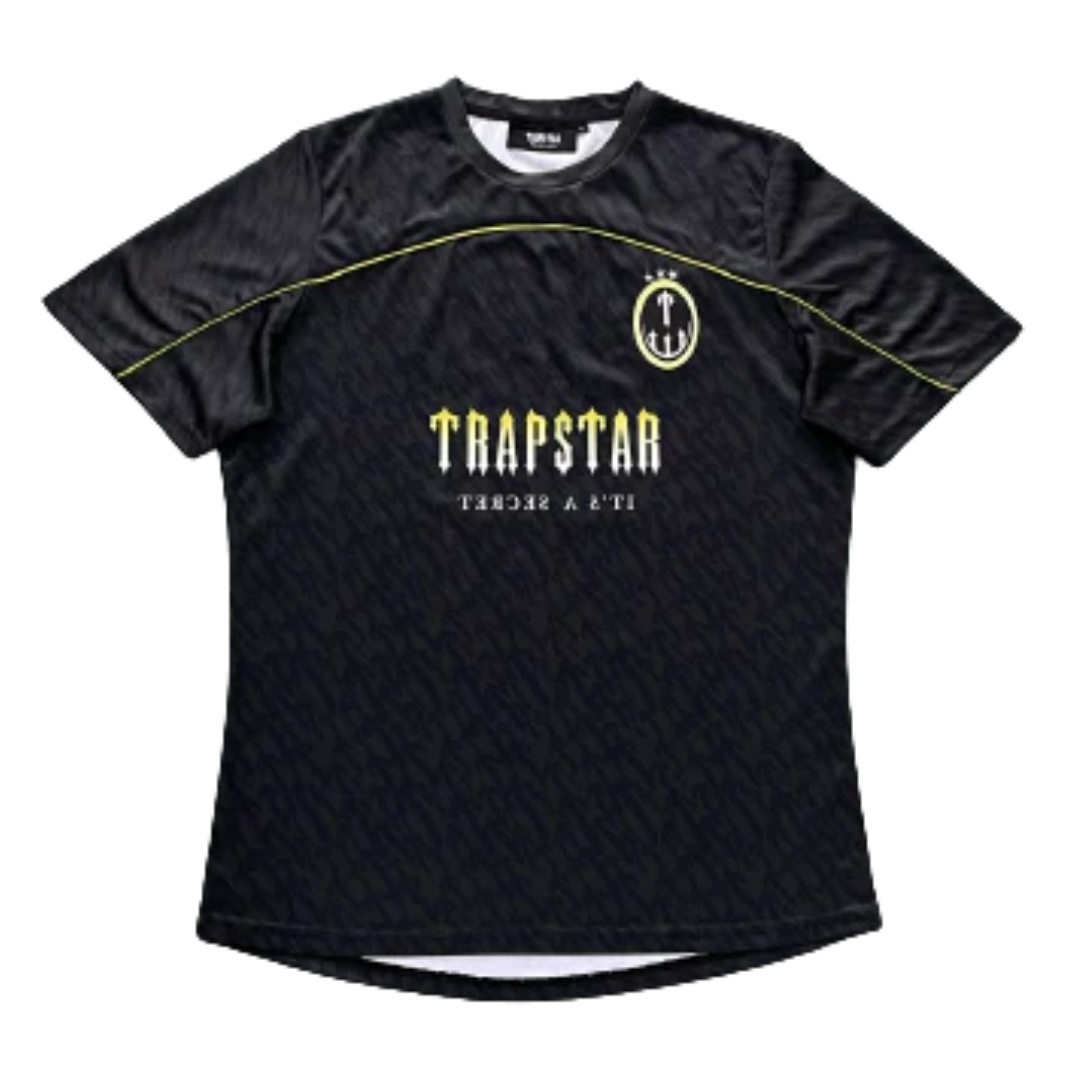 Football Jersey T-Shirt in Black