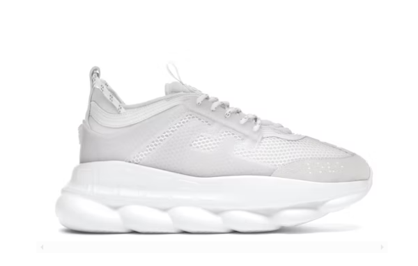 CHAIN REACTION 2 CHAINZ WHITE MESH RUBBER SUEDE