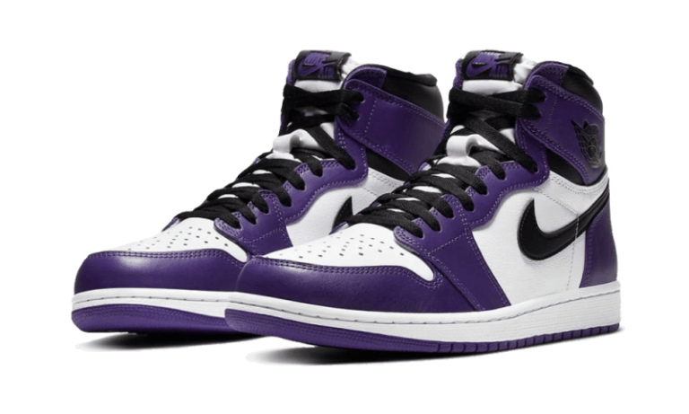 Jordan 1 Court Purple White