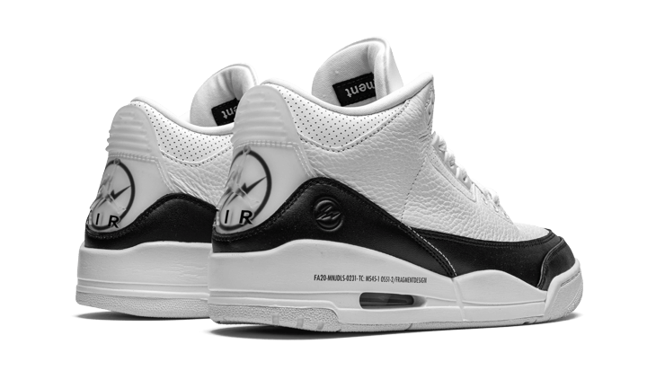 Jordan 3 Fragment White Black