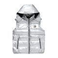 MONCLER GILET - SILVER